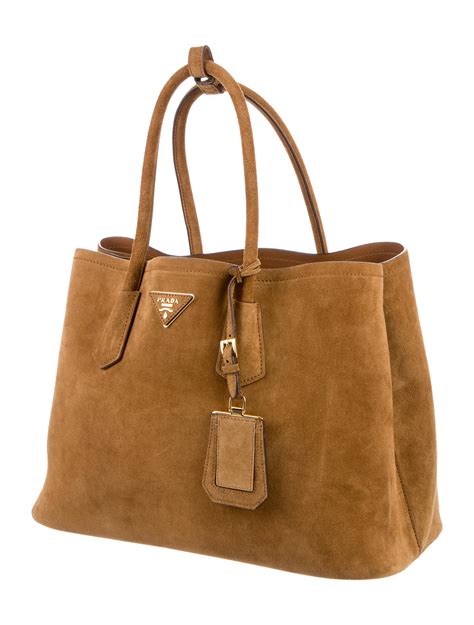 prada suede handbag